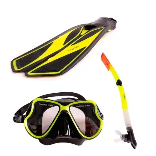 Masque de plongée, Palmes, Tubas : Explorez les fonds marins 1 Courda – Équipements Sport & Fitness en Algérie Masque de plongée, Palmes, Tubas jaune