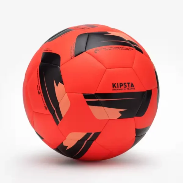 Ballon de football cousu taille 5 rouge