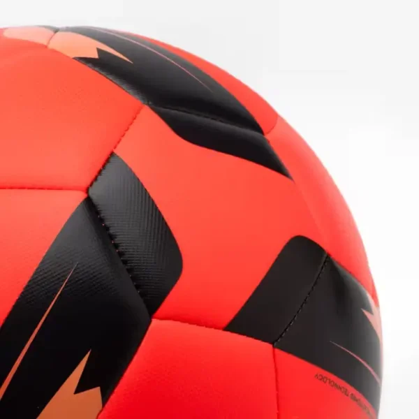 Ballon de football cousu taille 5 rouge