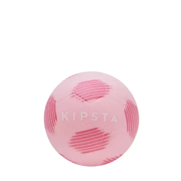 Mini ballon de football taille 1 Bleu / Rose pastel – Image 2