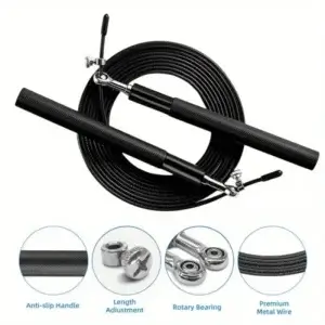 Corde Métallique Jump Rope Acier PRO main