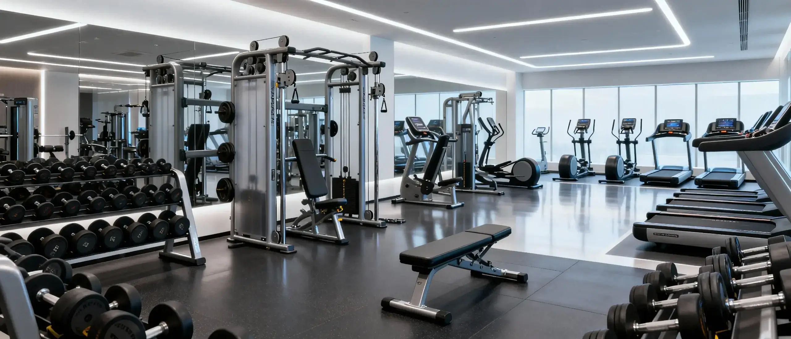 Salle de Sport en Algérie : Guide Complet 2026 2 Courda – Équipements Sport & Fitness en Algérie Équipements modernes de salle de sport en Algérie incluant machines de musculation poids libres et zone cardio pour fitness complet