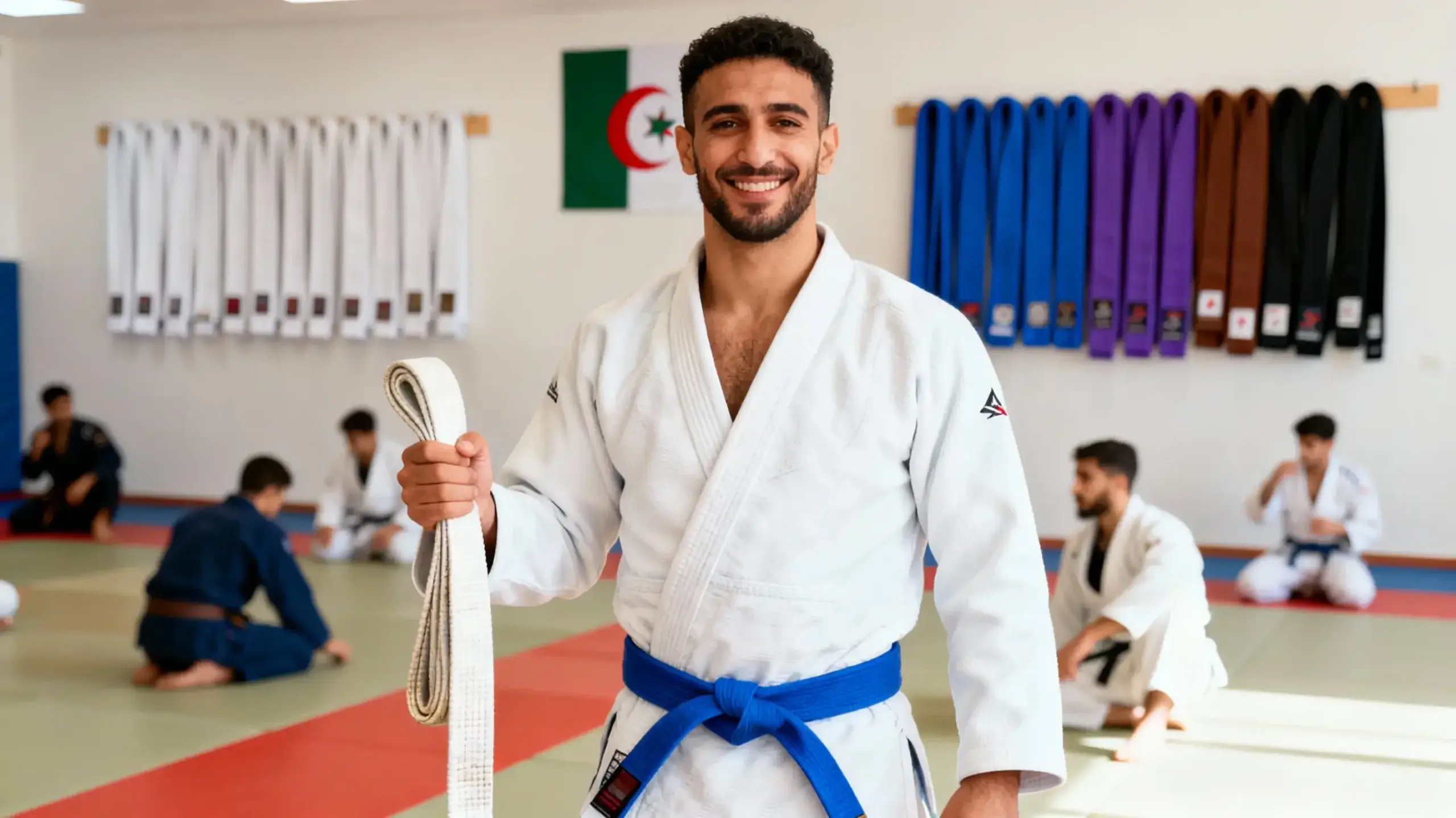 Jiu Jitsu Algérie 2026 : Guide Complet pour Débuter et Progresser 4 Courda – Équipements Sport & Fitness en Algérie Progression des ceintures de jiu jitsu en Algérie du blanc au noir avec système de grades brésilien authentique