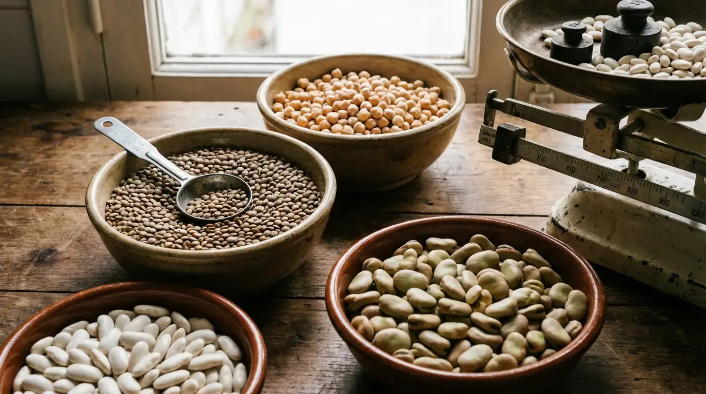 Aliments Riche en Protéines Algérie 2026 : Guide Complet 3 Courda – Équipements Sport & Fitness en Algérie Légumineuses algériennes lentilles pois chiches haricots et fèves comme aliments riche en protéines végétales pour sportifs