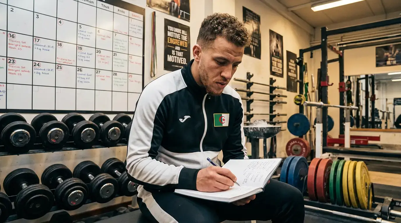 Bent Over Row Algérie 2026 : Guide Complet + Programme 2 Courda – Équipements Sport & Fitness en Algérie Programme musculation dos 8 semaines bent over row Algérie progression charge séries répétitions planification