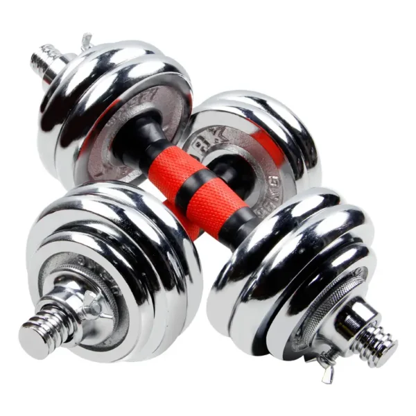 Valise De Musculation Chromé Flott – 15 / 20 / 30 Kg – Haltères Rechargeable – Image 11