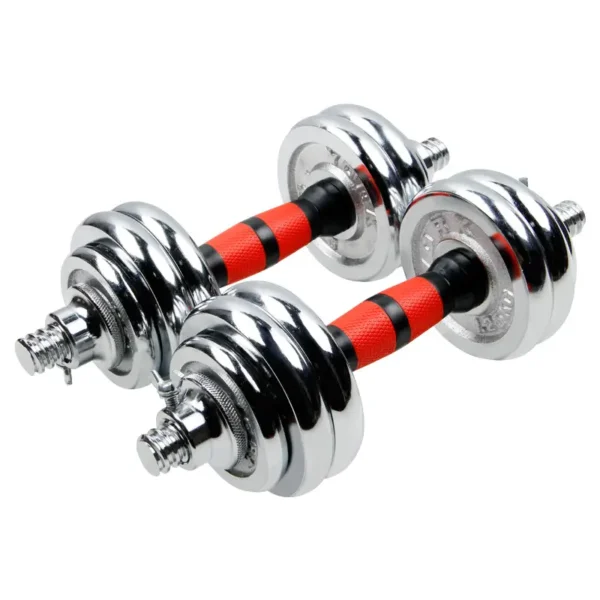 Valise De Musculation Chromé Flott – 15 / 20 / 30 Kg – Haltères Rechargeable – Image 10
